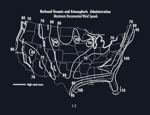 United States Wind Map